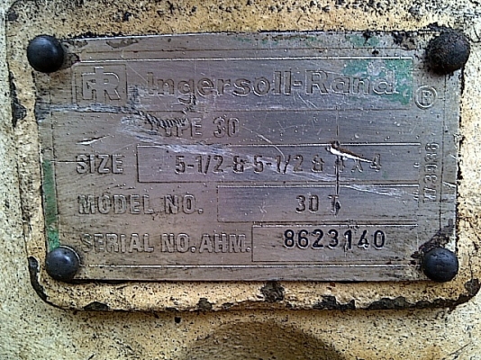 ขาย..หัวปั๊มลม ingersollrand