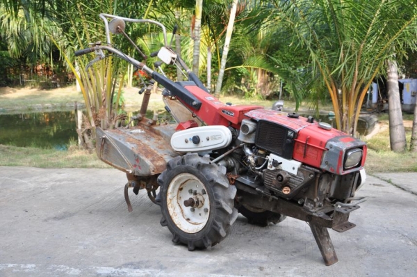 ขายรถไถ MITSUBISHI 7แรง พร้อมโรตารี่พรวนดิน มีเกียร์สโลว์ ขาย26,000บาท!!