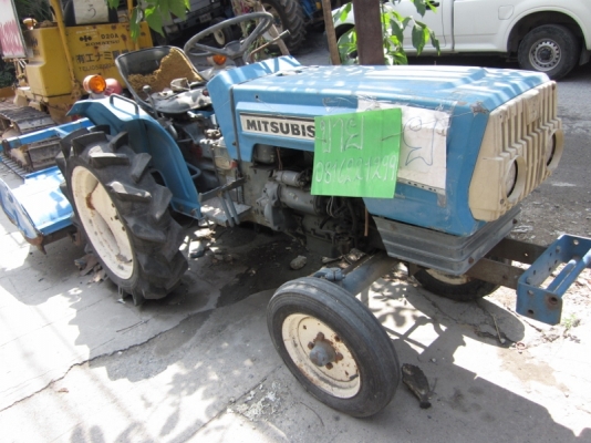 SALE!! รถไถ MITSUBISHI: 16 HPขับเคลื่อน 2WD-เกียร์กระปุก พร้อมโรตารี่พรวนดิน