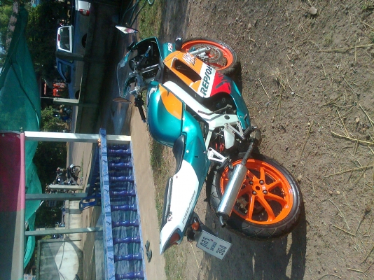 ขออณุญาติขายNSR150SP บิ๊วใหม่ทั้งคัน19000บาท จะเข้าเกาหลีแล้ว(ขายได้ขาย)