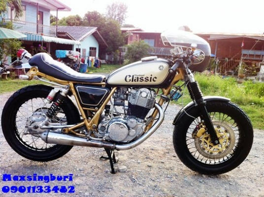 แม็กสิงห์บุรี//SR400 ปี99 แต่ง คาเฟ่+ไอ้โม่ง หล่อๆ โหดๆ สวยๆ อินวอย 69000 ด่วน