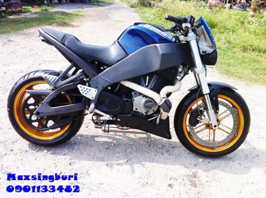 แม็กสิงห์บุรี//BUELL XB12S ปี05 ถังใส พร้อมท่อ JARDINE โหดๆ 255000 (รับแลก-เทิร์น)