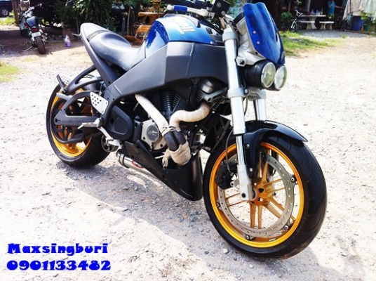 แม็กสิงห์บุรี//BUELL XB12S ปี05 ถังใส พร้อมท่อ JARDINE โหดๆ 255000 (รับแลก-เทิร์น)