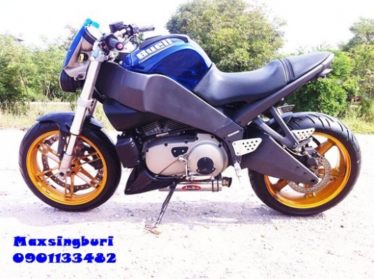 แม็กสิงห์บุรี//BUELL XB12S ปี05 ถังใส พร้อมท่อ JARDINE โหดๆ 255000 (รับแลก-เทิร์น)