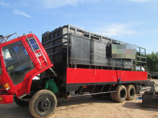 สิบล้อ หัวยาว เปลี่ยนหัวร็อคกี้ เครือง6BD1 กระบะคอกเหล็กยาว7เมตร ลงเล่มเเล้ว สิบล้อ หัวยาว เปลี่ยนหัวร็อคกี้ เครือง6BD1 กระบะคอกเหล็กยาว7เมตร ลงเล่มเเล้ว