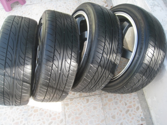 ขายล้อแม็ก Lenso Project D 17"x7" หน้า et40 หลังet35 4รู100/114.3 + ยางปี11 (081-3747940)