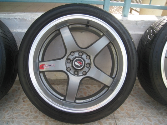 ขายล้อแม็ก Lenso Project D 17"x7" หน้า et40 หลังet35 4รู100/114.3 + ยางปี11 (081-3747940)