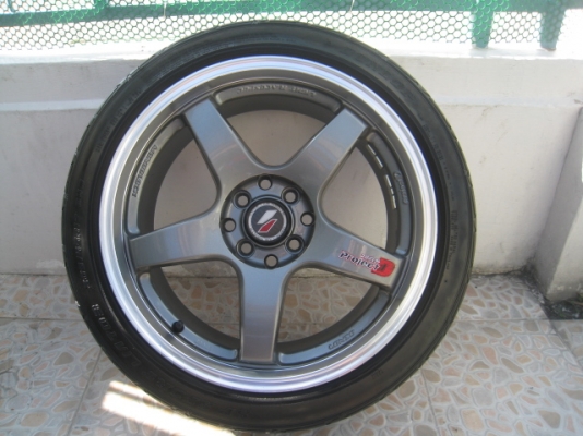 ขายล้อแม็ก Lenso Project D 17"x7" หน้า et40 หลังet35 4รู100/114.3 + ยางปี11 (081-3747940)