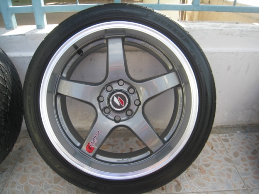 ขายล้อแม็ก Lenso Project D 17"x7" หน้า et40 หลังet35 4รู100/114.3 + ยางปี11 (081-3747940)