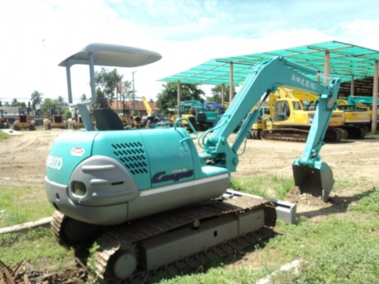 ละอองดาวแทรคเตอร์ ขายรถแบคโฮ KOBELCO SK45 เก่านอก สภาพพร้อมใช้ราคาถูก