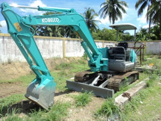 ละอองดาวแทรคเตอร์ ขายรถแบคโฮ KOBELCO SK45 เก่านอก สภาพพร้อมใช้ราคาถูก