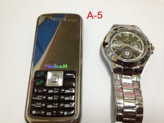 ชุดสุดคุ้ม โทรศัพท์ 2 ซิม W120+ แถมนาฬิกาข้อมือชาย สุดหรู ส่งฟรี มี 5 ชุดครับ 499 บาท ชุดสุดคุ้ม โทรศัพท์ 2 ซิม W120+ แถมนาฬิกาข้อมือชาย สุดหรู ส่งฟรี มี 5 ชุดครับ 499 บาท