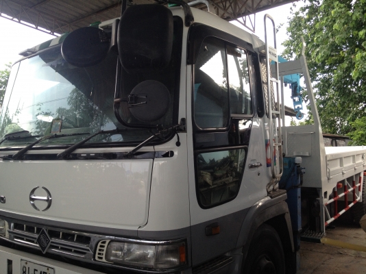 ขาย 10 ล้อ เพลาเดียว HINO ติดเครน ขาย 10 ล้อ เพลาเดียว HINO ติดเครน