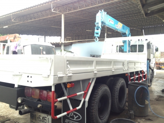 ขาย 10 ล้อ เพลาเดียว HINO ติดเครน ขาย 10 ล้อ เพลาเดียว HINO ติดเครน