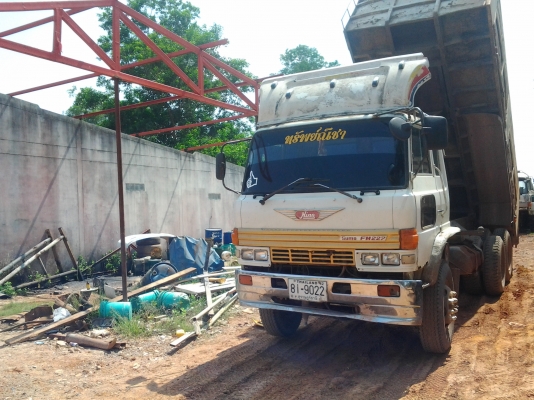 HINO FM18 สิบล้อ2เพลาดั้ม สวย คัสซีสวย เครื่อง195 แรง