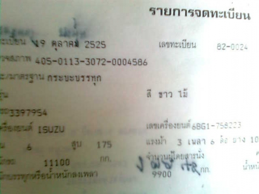 ขาย สิบล้อร็อคกี้210 สองเพลาดั้ม สภาพพร้อมใช้