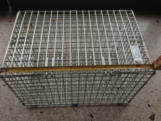 (ของใหม่) ขายกรง/ตะกร้าเหล็กพับได้