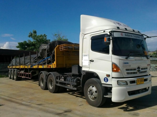บริการ ขนย้ายสินค้า และเครื่องจักรทุกชนิด ด้วยรถหัวลากโรเบรท พร้อมหางพื้นเรียบ และหางเทลเล่อร์ ได้ทั่วประเทศในราคามิตรภาพ