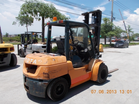 ขายรถฟอร์คลิฟต์ Toyota  02-7FDK40  เครื่องดีเซล แบบงาหมุน พร้อมใช้งาน รถจอดที่ สมทรปราการ สนใจโทรหาเจี๊ยบเลย 087-3310254 เจี๊ยบค่ะ