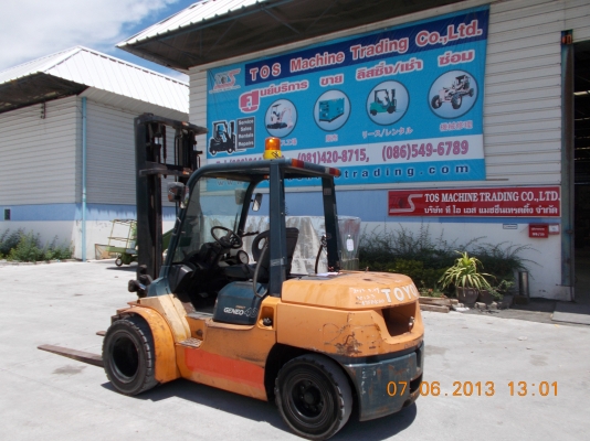 ขายรถฟอร์คลิฟต์ Toyota  02-7FDK40  เครื่องดีเซล แบบงาหมุน พร้อมใช้งาน รถจอดที่ สมทรปราการ สนใจโทรหาเจี๊ยบเลย 087-3310254 เจี๊ยบค่ะ