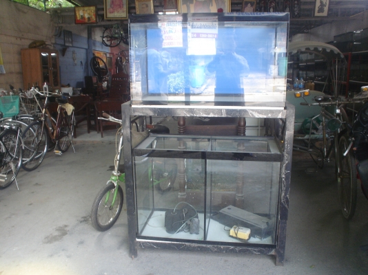 ตู้ปลา  36  ทรงสูงพิเศษ  ตู้ตัด  พร้อมขา อุปกรณ์พร้อม ราคาพิเศษ