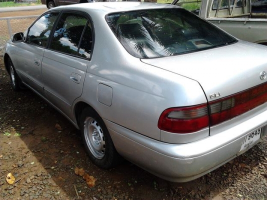 ***ขายแล้วครับขอบคุณ Truck2hand ขาย รถเก๋ง สามห่วง"ท้ายโด่ง"TOYOTA, COROLLA 1.6 GLi ปี37/94 เครื่อง4A 1.6 ติดแก๊ส LPG(ลงเล่ม) สุดประหยัด เกียร์ธรรมดา ช่วงล่างแน่น พ.พาวเวอร์ แอร์ กระจกไฟฟ้า สีดี ระบบไฟใช้ได้ปกติ ยางดี4เส้น พร้อมใช้งาน ราคาต่อรอง