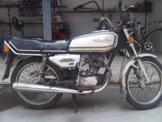 ขาย Honda Gl-100เดิมๆแห้งสวย no book  9500 บาท