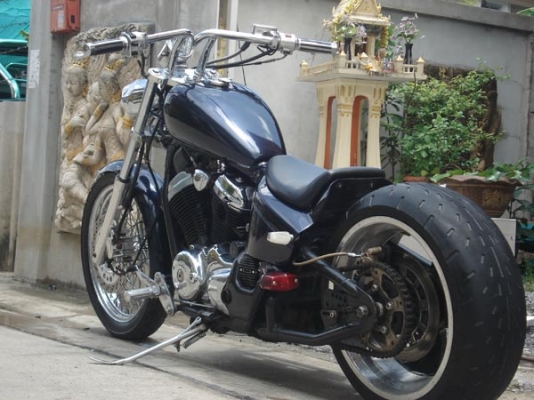 วุฒินนบุรี//ขาย STEED 400cc. แต่งล้อโตยาง200 เก๋าๆ โหดๆ เครื่องดีมากขับหล่อมีอินวอยๆ