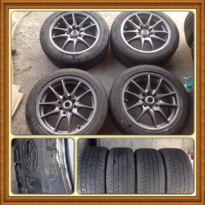 ขายแม็กมือ2 Lenso Samulai ขอบ15 + ยาง ราคา 8,900 บาทราคาถูก