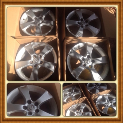 ขายแม็กเดิมขอบ17 Mazda 3 5รู114 ราคา 4,900 บาทราคาถูก