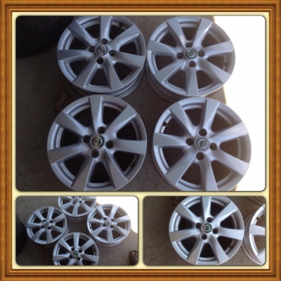 ขายแม็กเดิมขอบ15 Nissan Almera ราคา 5,500 บาทราคาถูก