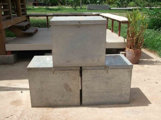 ขายเหมา หีบสังกะสี 3 ใบ ขอบคุณ เจ๊ พร บางกรวย