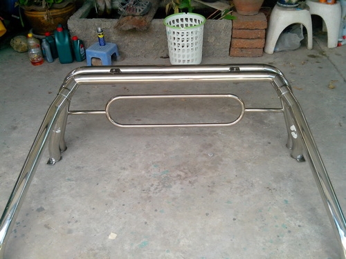 โรบาร์สแตนเลสใหญ่หนาสองท่อสำหรับรถกระบะทุกยี่ห้อ ถูกสุด ๆ