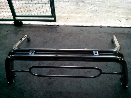 โรบาร์สแตนเลสใหญ่หนาสองท่อสำหรับรถกระบะทุกยี่ห้อ ถูกสุด ๆ