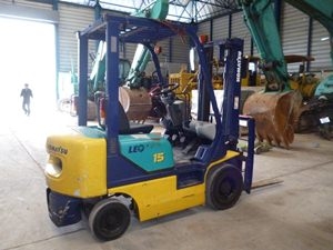 ขายรถฟอร์คลีฟท์ KOMATSU FG15T-16 เสา3 เมตรออโต้ ปี1998 รถนอกนำเข้า ติดต่อ มานะ 085-9049669