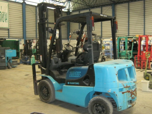 SUMITOMO 11FD25PAXI ,2.5Tเสา4 เมตร ออโต้ปี 2009 ,830 ชม.รถนอกนำเข้า ไม่เคยใช้ในไทย