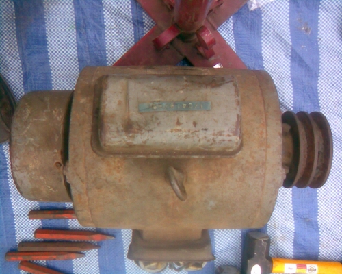 มอเตอร์ 3  แรง ฮิติชิ ไฟบ้าน