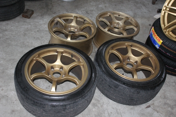 ขายล้อRG2ขอบ17 กว้าง9ทั้ง4วง พร้อมยาง ถูกๆ 13500