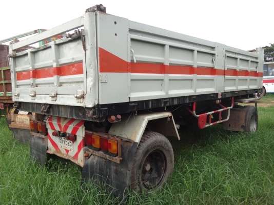 ขายลูกพ่วงดัมพ์  สองพลา   เพลาเหลี่ยม  พร้อมใช้งาน