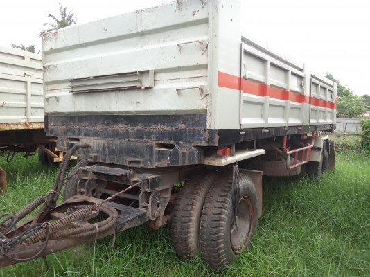 ขายลูกพ่วงดัมพ์  สองพลา   เพลาเหลี่ยม  พร้อมใช้งาน