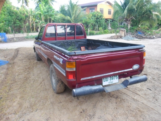 รถกระบะไมตีตอนเดียวสีแดงปี่2538 พาวเวอร์ คันซีสวยแอรืเย็น