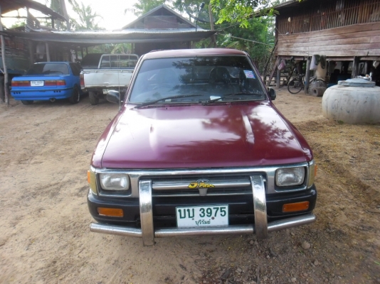 รถกระบะไมตีตอนเดียวสีแดงปี่2538 พาวเวอร์ คันซีสวยแอรืเย็น