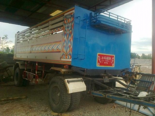 ขายด่วน ลูกพ่วง 2 เพลาดั๊มพ์ ปี 55 กระบะดั๊มพ์คอกมิเนียมความยาว 6 เมตรของอู่ ส.สุชัยนครปฐม สภาพสวยจัด ช่วงล่างดี ยางสภาพเต็มดีทั้ง 8 เส้นประมาณ 80\% พร้อมบรรทุกพร้อมใช้งานได้เลย เอกสารทะเบียนภาษีครบพร้อมโอน ราคาต่อรองได้ครับ