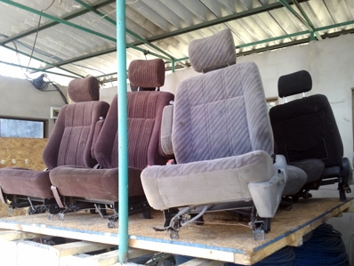 ขายเบาะกำมะหยี่รถยนต์เก่าญี่ปุ่น เหลือ 1 คู่ๆ ละ 1,500