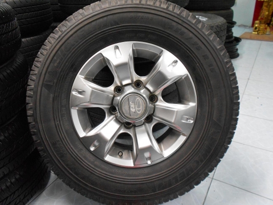 ขายล้อแม็ก JRD ขอบ 15 (6/139)พร้อมยางมิชลิน 235/75/15 ปี 09/เทิร์นได้-ใส่ฟรีค่ะ