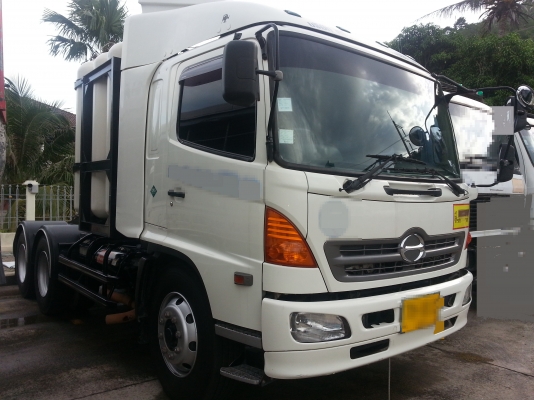 HINO MAGA FM 260 ติดแก้ส 10 ถัง ใช้งานน้อย มือเดียวออกห้างค่ะ