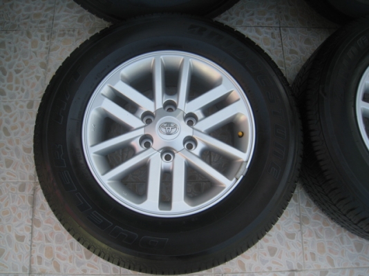 ขายล้อแม็ก vigo champ 17"x7.5" et30 6รู 139 + ยางปี 12 (081-3747940)