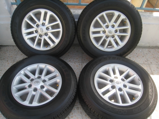 ขายล้อแม็ก vigo champ 17"x7.5" et30 6รู 139 + ยางปี 12 (081-3747940)