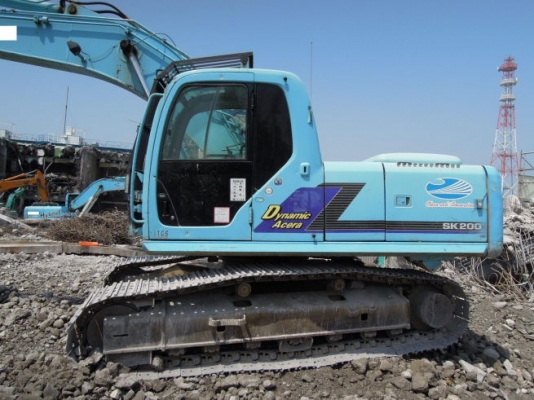 New stock SK200-6E YN09 ปี 2004 นำเข้าจากญี่ปุ่น มีไลน์หัวเจาะ ขายถูกครับ