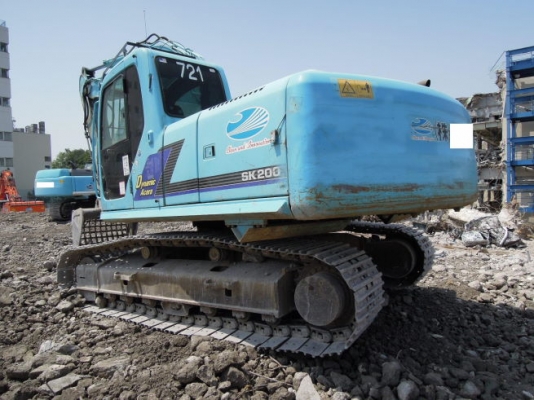 New stock SK200-6E YN09 ปี 2004 นำเข้าจากญี่ปุ่น มีไลน์หัวเจาะ ขายถูกครับ